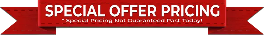 Special offer pricing banner, limited time discount